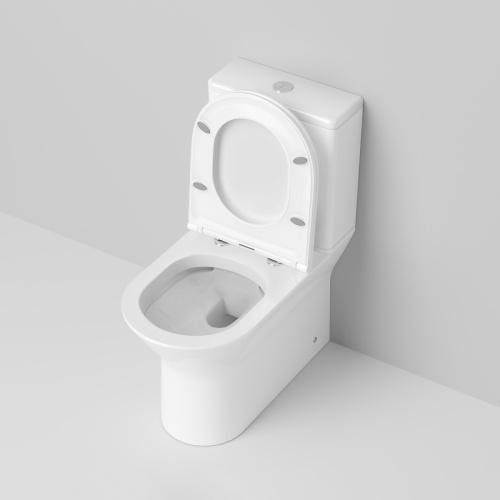 Унитаз напольный с бачком Ambassador Elysium 187K19001RS белый с сиденьем безободковый каскадный смыв - фото 5